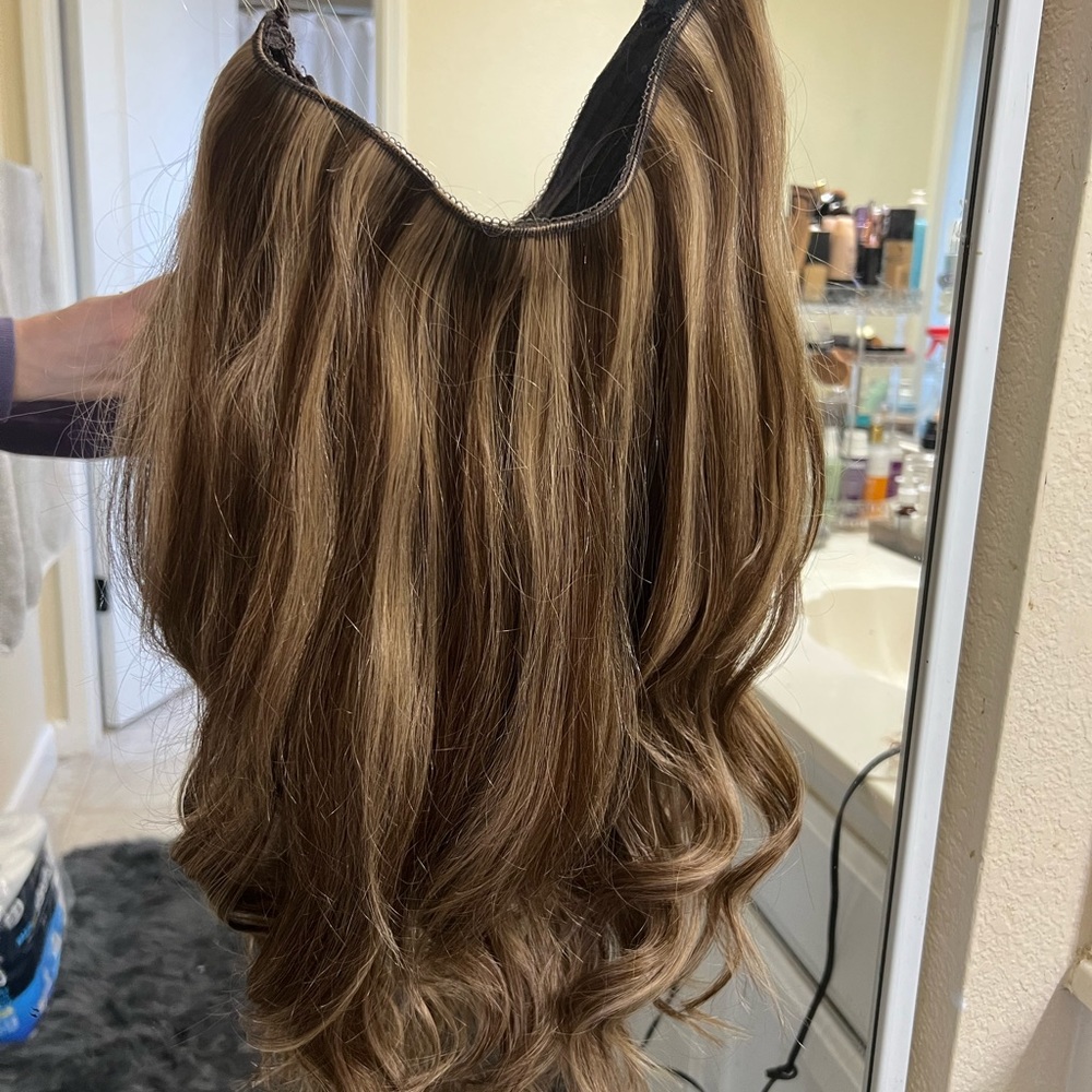 Glam Seamless Halo 20” Caramelt shade